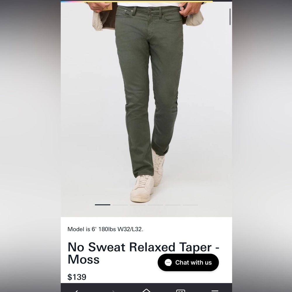 DU/ER No Sweat Pant; 33x32
